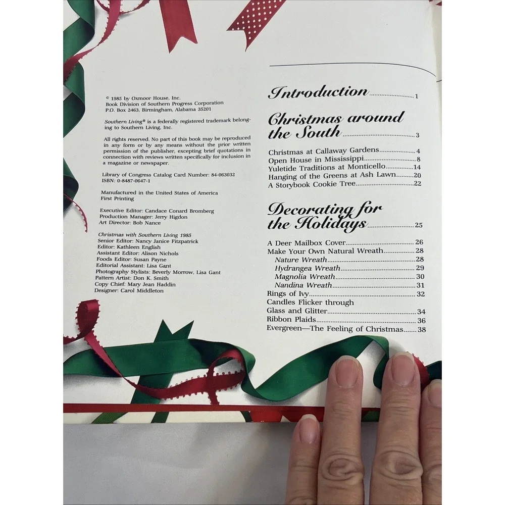 Vintage Southern Living's Christmas with Southern Living 1985- Southern Holidays